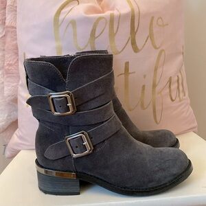Beautiful Dark Gray Vince Camuto Ankle Boots